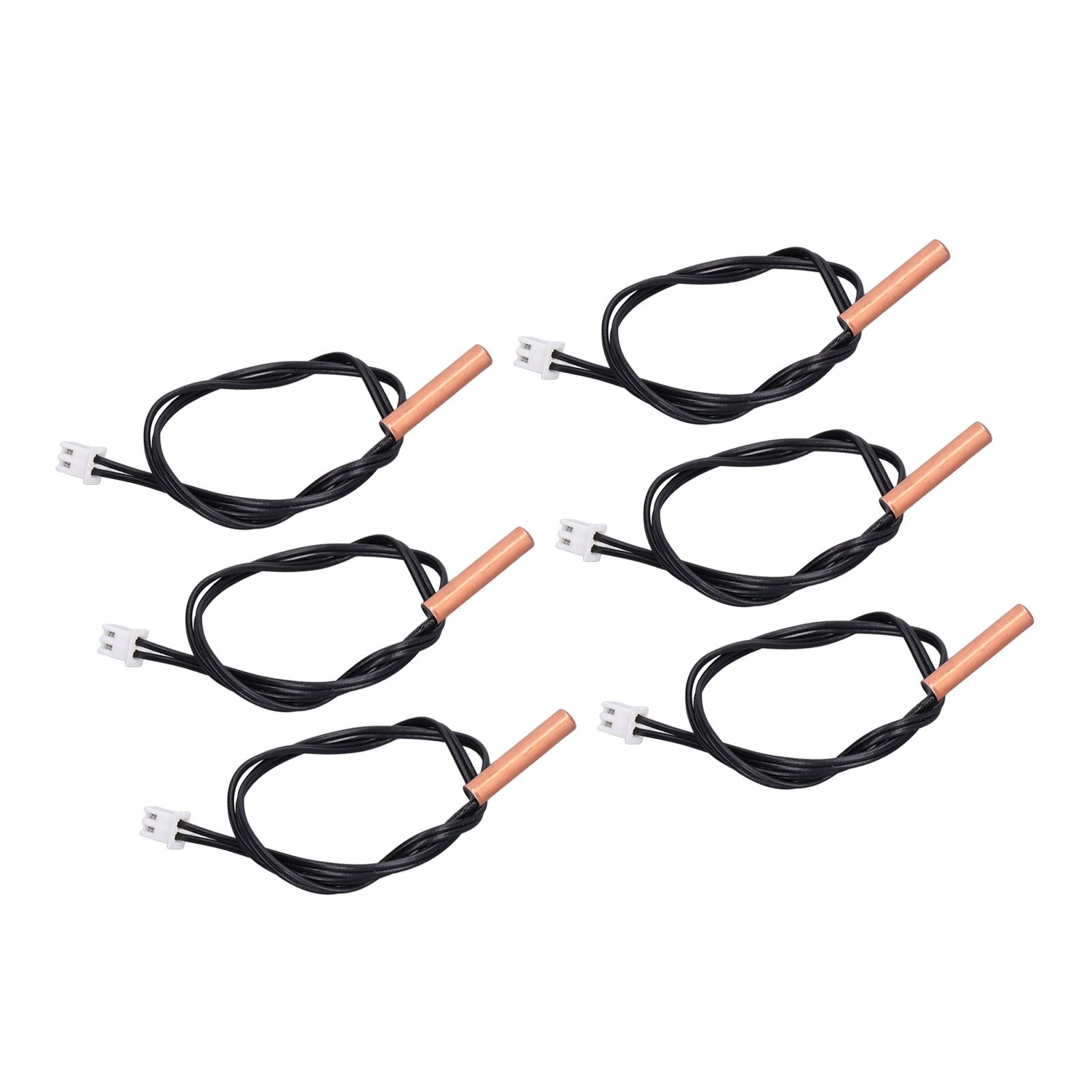 10Pcs 10K Temp Sensor Probe PVC Copper Waterproof NTC Thermistor Probes for Air Conditioner V1294-YM0523-3113220010911