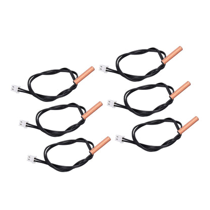 10Pcs 10K Temp Sensor Probe PVC Copper Waterproof NTC Thermistor Probes for Air Conditioner V1294-YM0523-3113220010911
