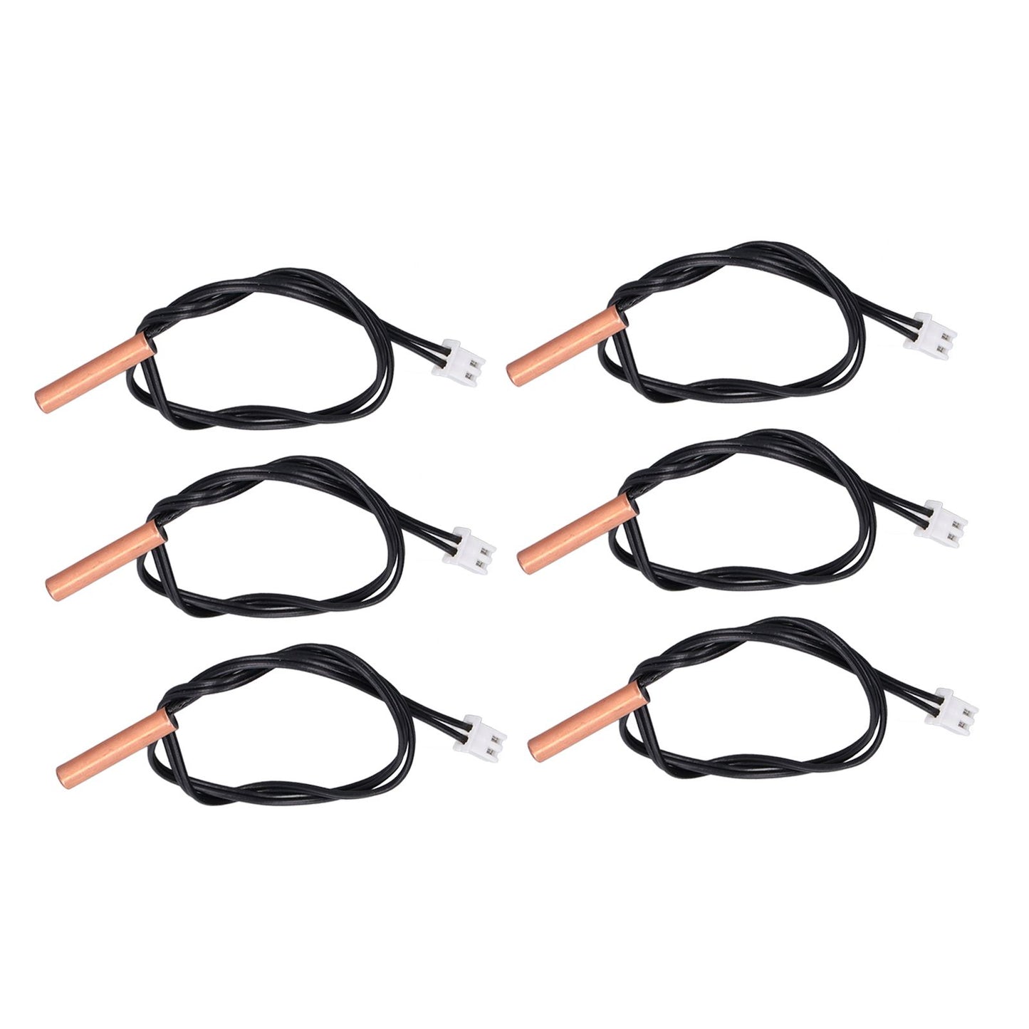 10Pcs 10K Temp Sensor Probe PVC Copper Waterproof NTC Thermistor Probes for Air Conditioner V1294-YM0523-3113220010911