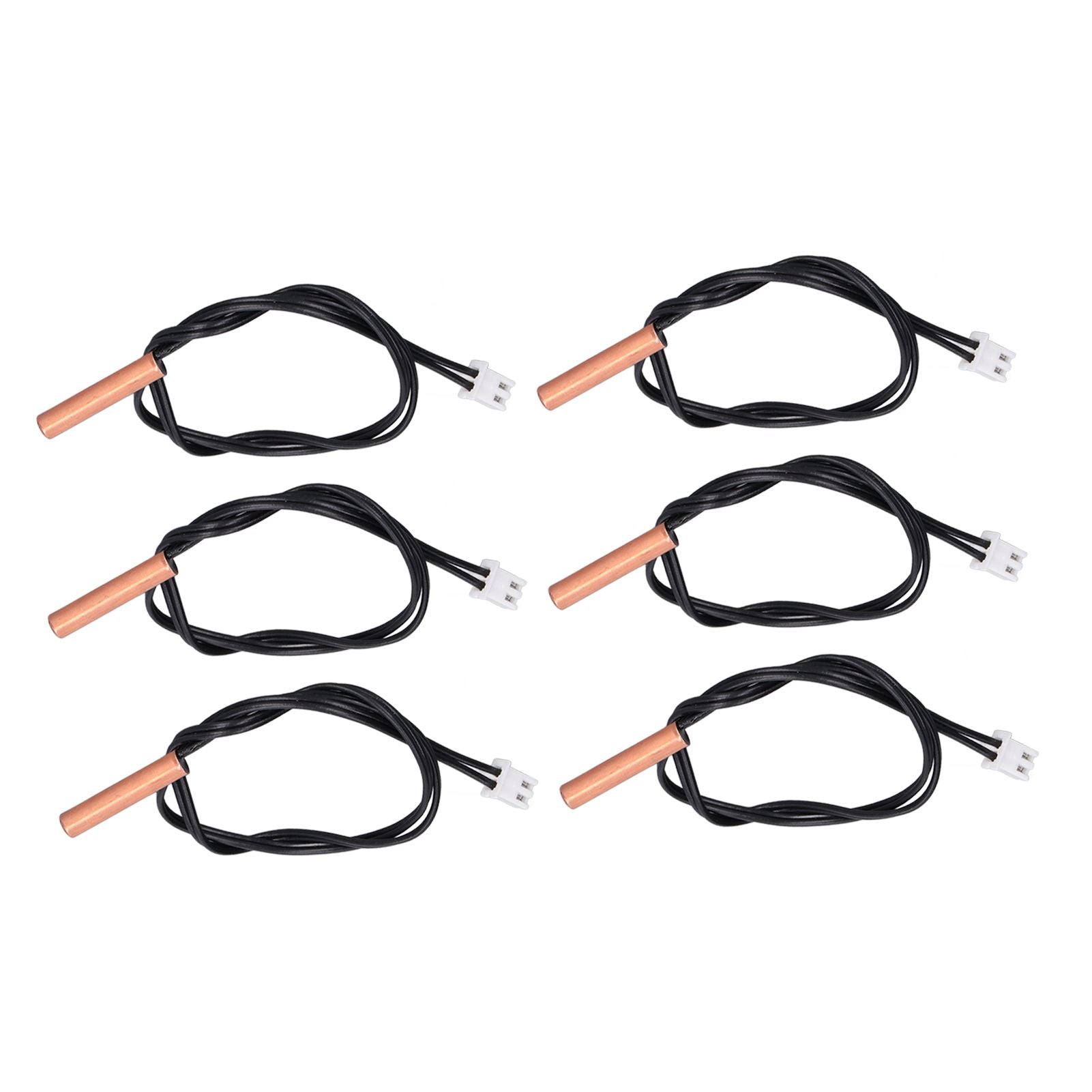 10Pcs 10K Temp Sensor Probe PVC Copper Waterproof NTC Thermistor Probes for Air Conditioner V1294-YM0523-3113220010911