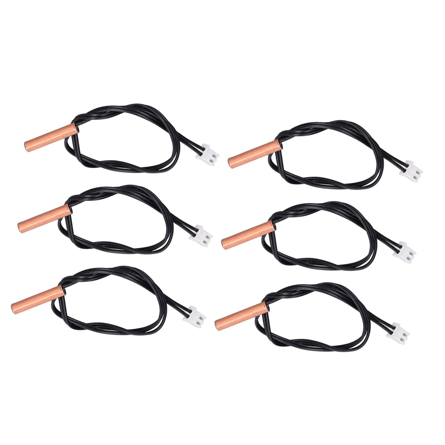 10Pcs 10K Temp Sensor Probe PVC Copper Waterproof NTC Thermistor Probes for Air Conditioner V1294-YM0523-3113220010911