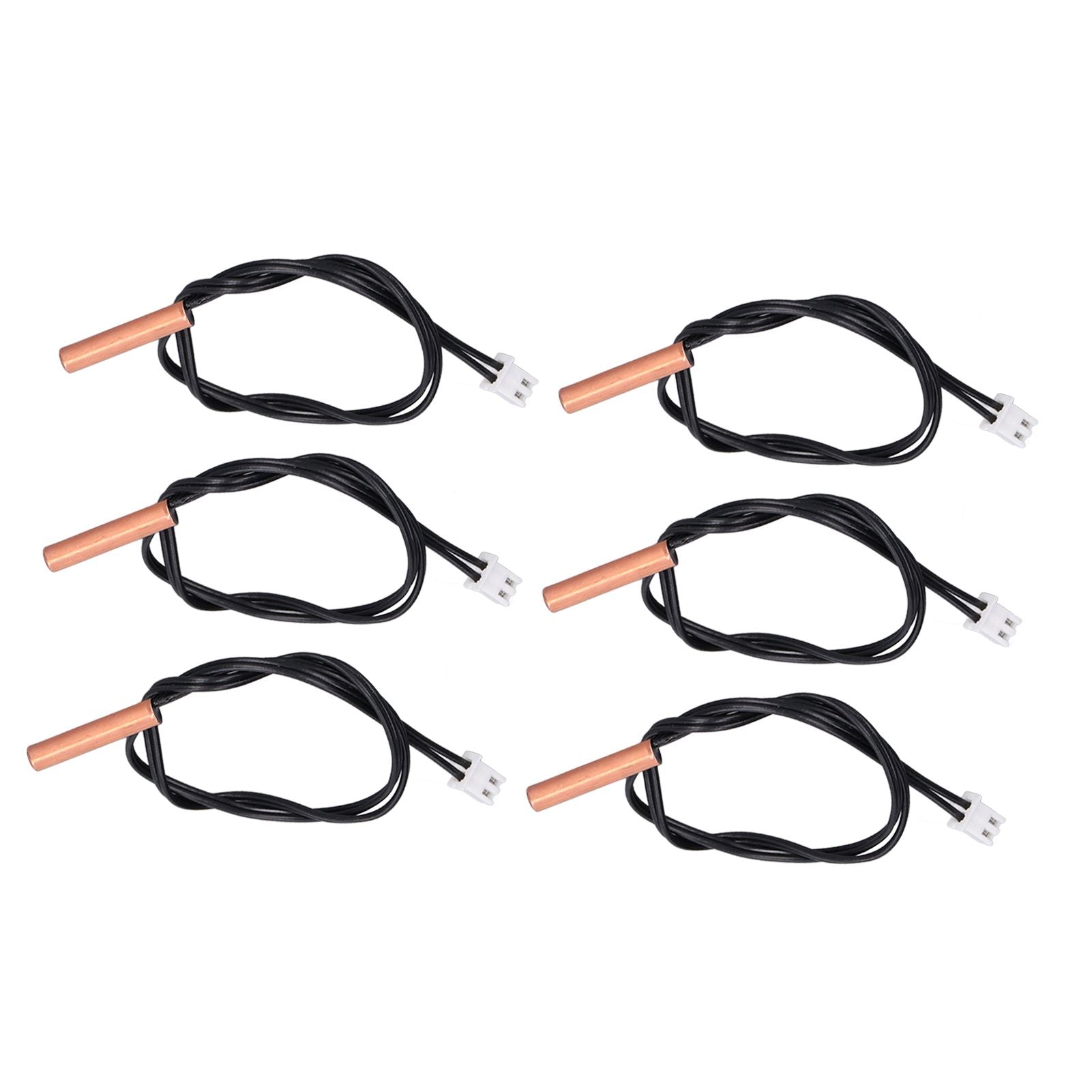 10Pcs 10K Temp Sensor Probe PVC Copper Waterproof NTC Thermistor Probes for Air Conditioner V1294-YM0523-3113220010911