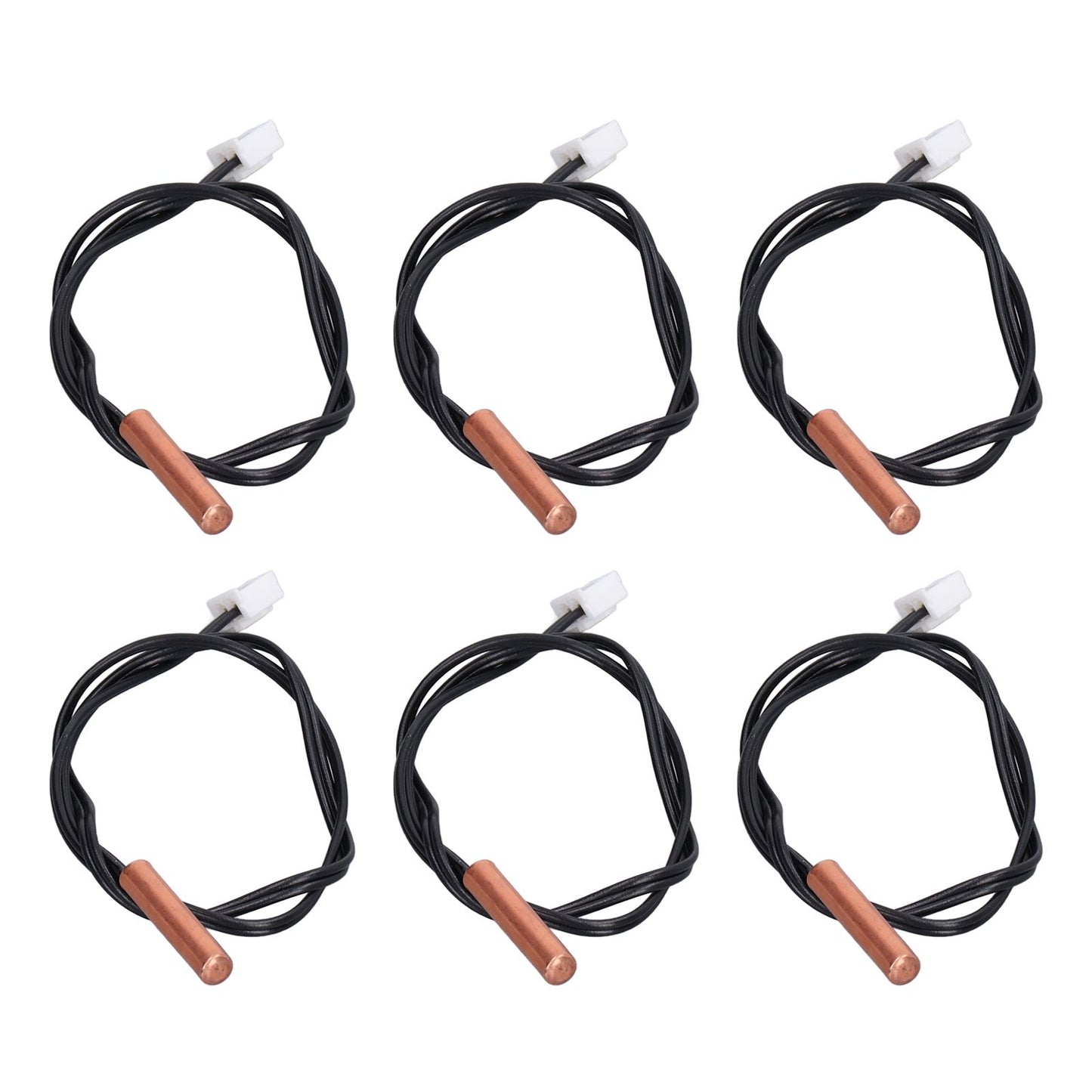 10Pcs 10K Temp Sensor Probe PVC Copper Waterproof NTC Thermistor Probes for Air Conditioner V1294-YM0523-3113220010911