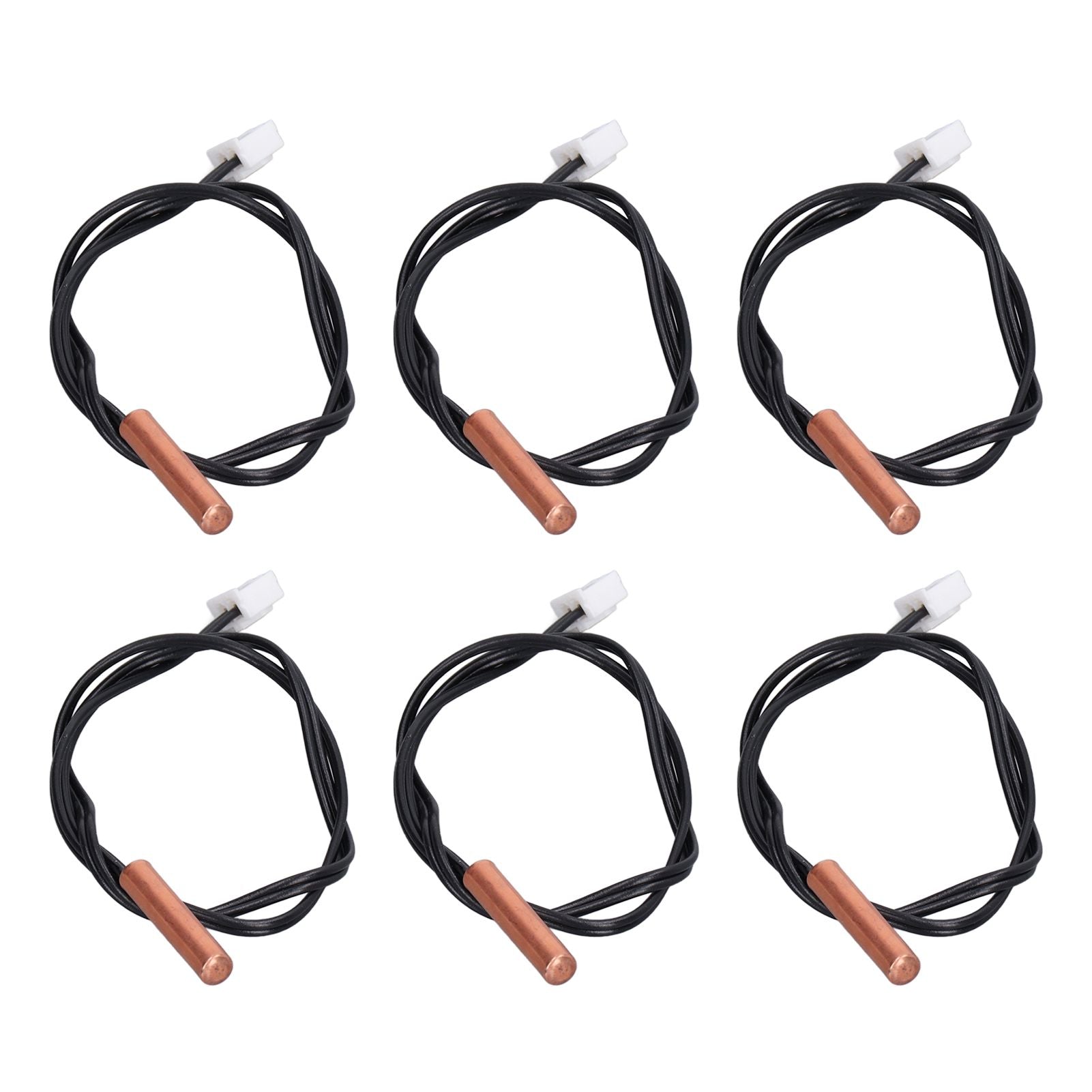 10Pcs 10K Temp Sensor Probe PVC Copper Waterproof NTC Thermistor Probes for Air Conditioner V1294-YM0523-3113220010911
