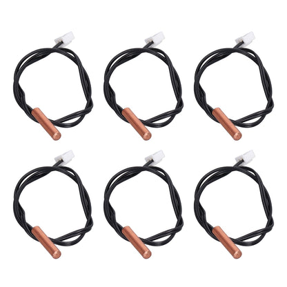 10Pcs 10K Temp Sensor Probe PVC Copper Waterproof NTC Thermistor Probes for Air Conditioner V1294-YM0523-3113220010911