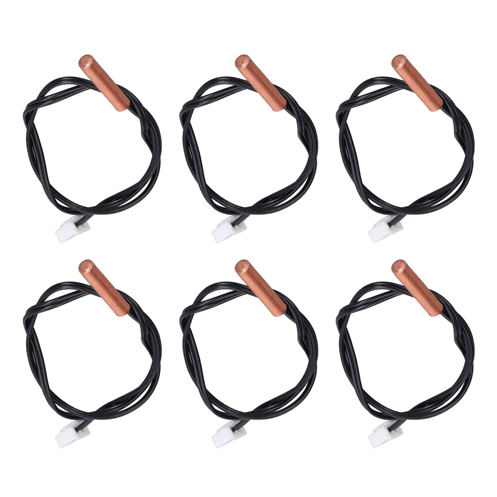 10Pcs 10K Temp Sensor Probe PVC Copper Waterproof NTC Thermistor Probes for Air Conditioner V1294-YM0523-3113220010911