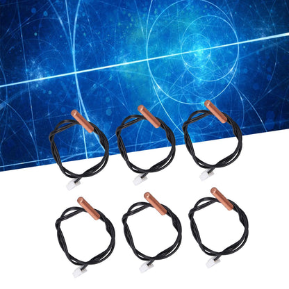 10Pcs 10K Temp Sensor Probe PVC Copper Waterproof NTC Thermistor Probes for Air Conditioner V1294-YM0523-3113220010911