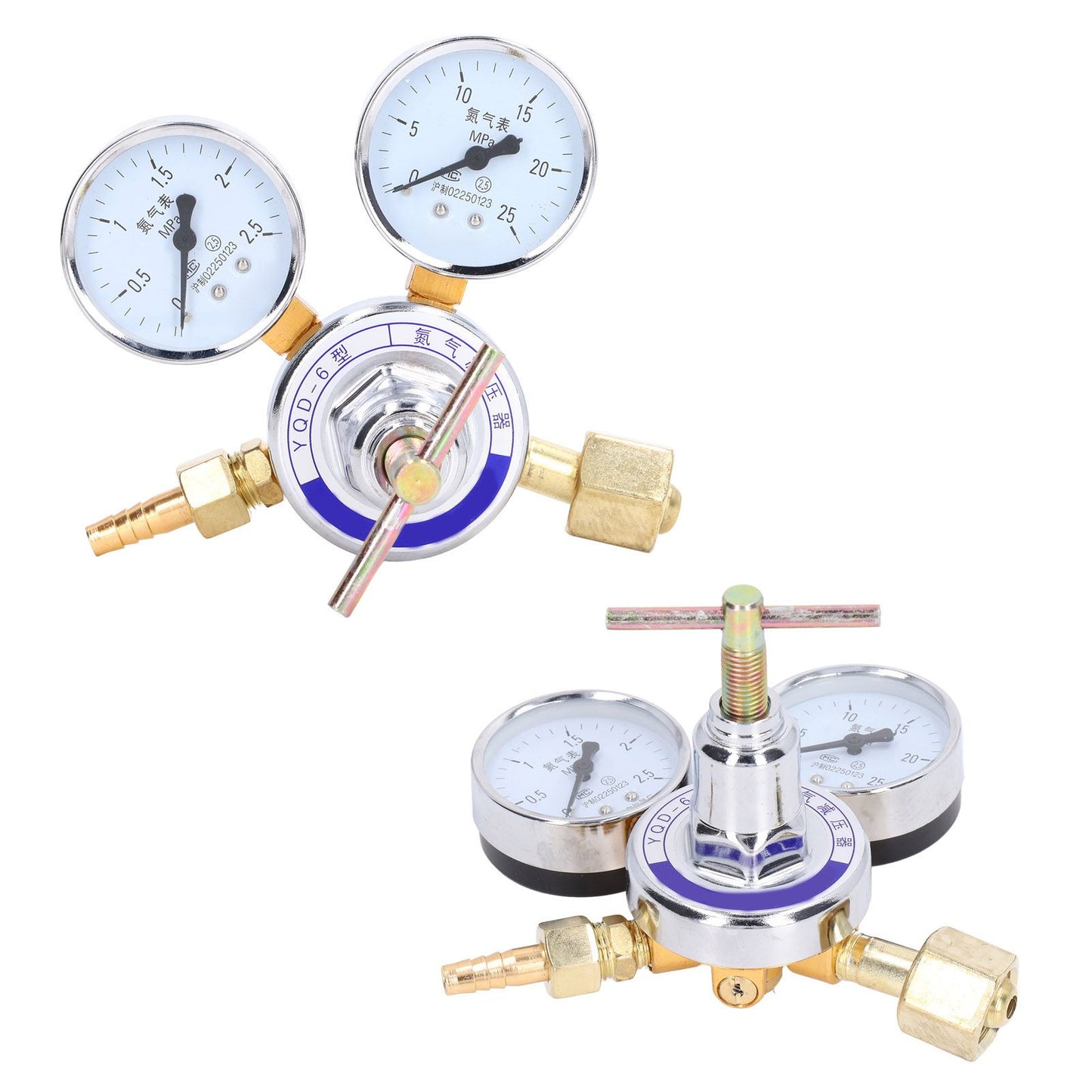 Nitrogen Regulator Gauge Kit Pressure Reducing Valve Brass Inlet Outlet Meter Reducer V1294-YM0523-3113220011511