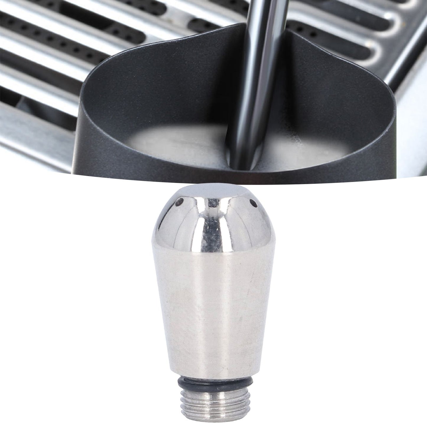 Coffee Machine Steam Nozzle 304 Stainless Steel Multiple Holes Tip Replacement for EXPOBAR3 Holes V1294-YM0523-3113220012011