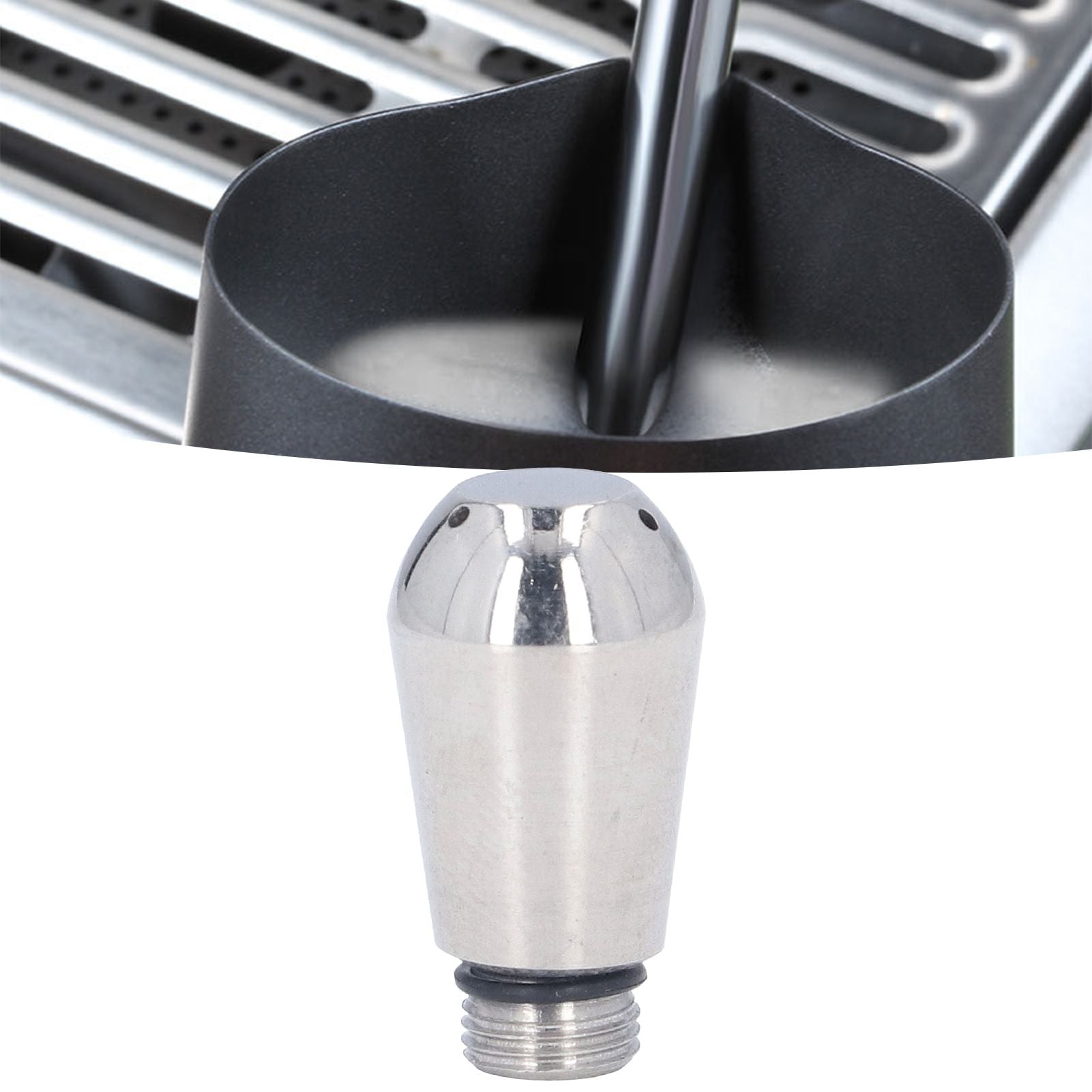 Coffee Machine Steam Nozzle 304 Stainless Steel Multiple Holes Tip Replacement for EXPOBAR3 Holes V1294-YM0523-3113220012011