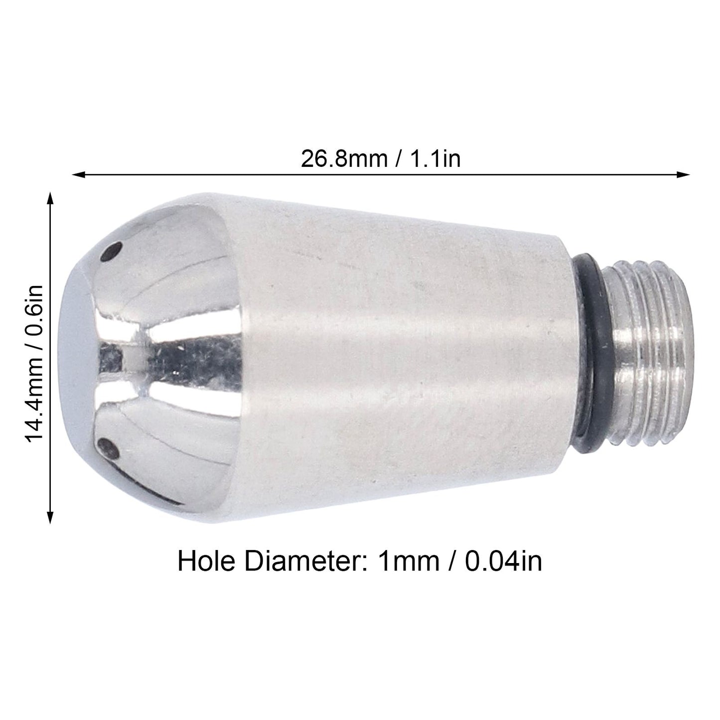Coffee Machine Steam Nozzle 304 Stainless Steel Multiple Holes Tip Replacement for EXPOBAR3 Holes V1294-YM0523-3113220012011