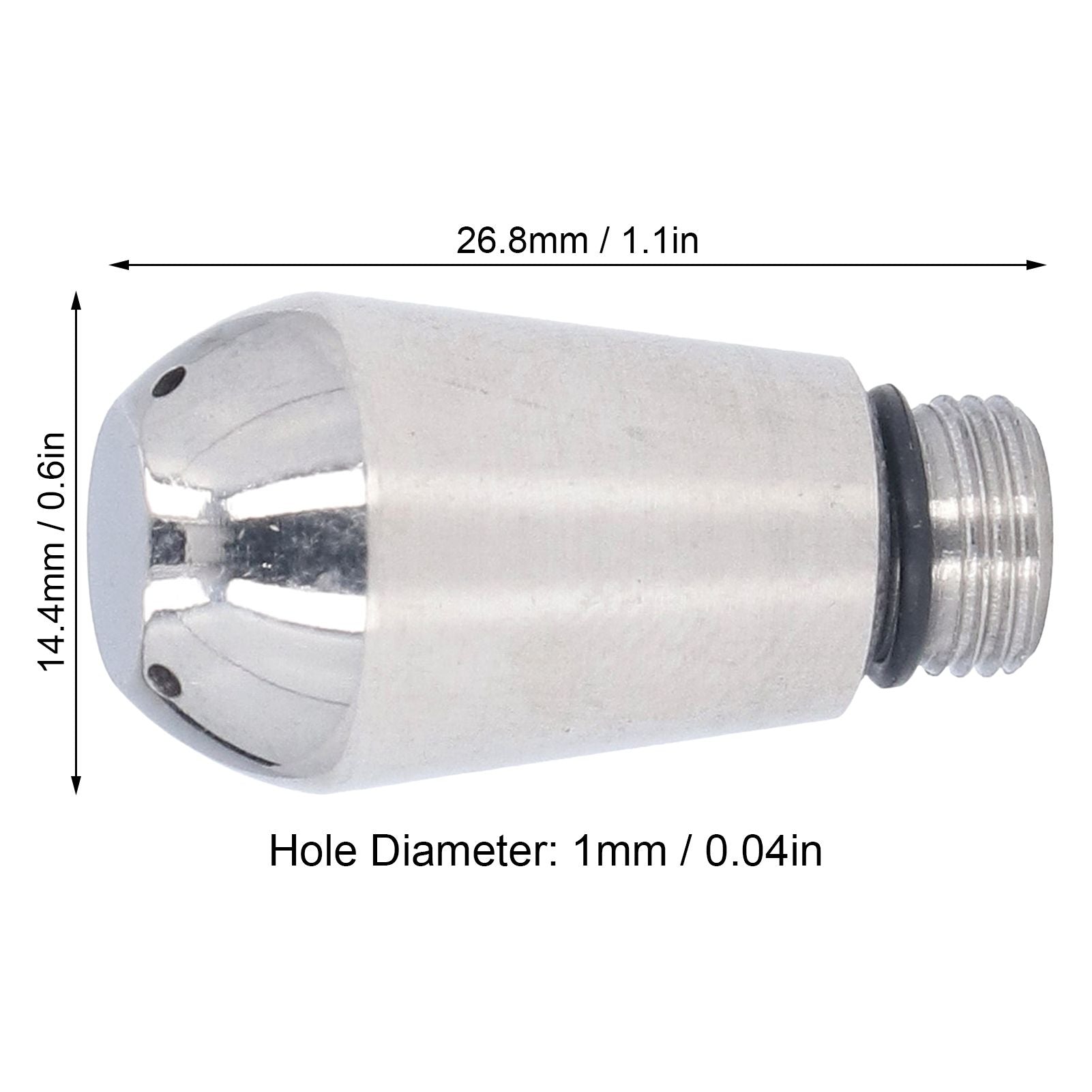 Coffee Machine Steam Nozzle 304 Stainless Steel Multiple Holes Tip Replacement for EXPOBAR3 Holes V1294-YM0523-3113220012011
