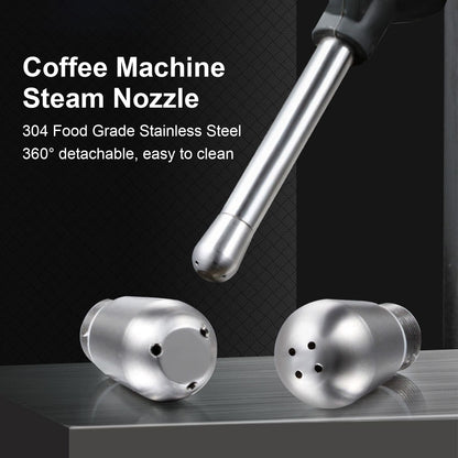 Coffee Machine Steam Nozzle 304 Stainless Steel Multiple Holes Tip Replacement for EXPOBAR3 Holes V1294-YM0523-3113220012011