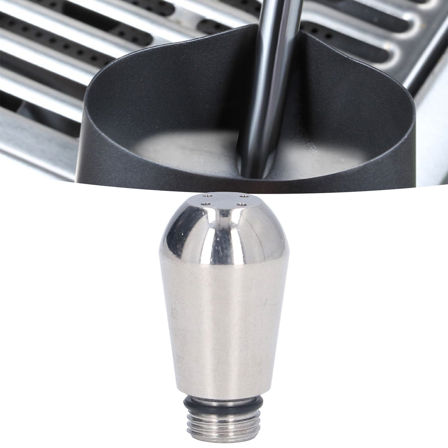 Coffee Machine Steam Nozzle 304 Stainless Steel Multiple Holes Tip Replacement for EXPOBAR4 Holes V1294-YM0523-3113220012012