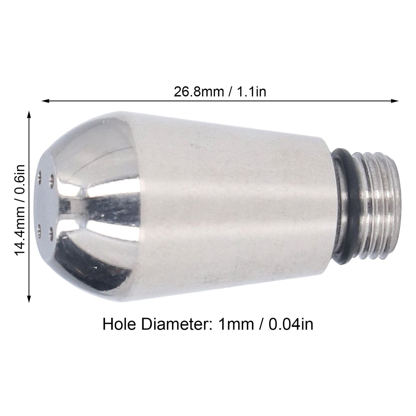 Coffee Machine Steam Nozzle 304 Stainless Steel Multiple Holes Tip Replacement for EXPOBAR4 Holes V1294-YM0523-3113220012012