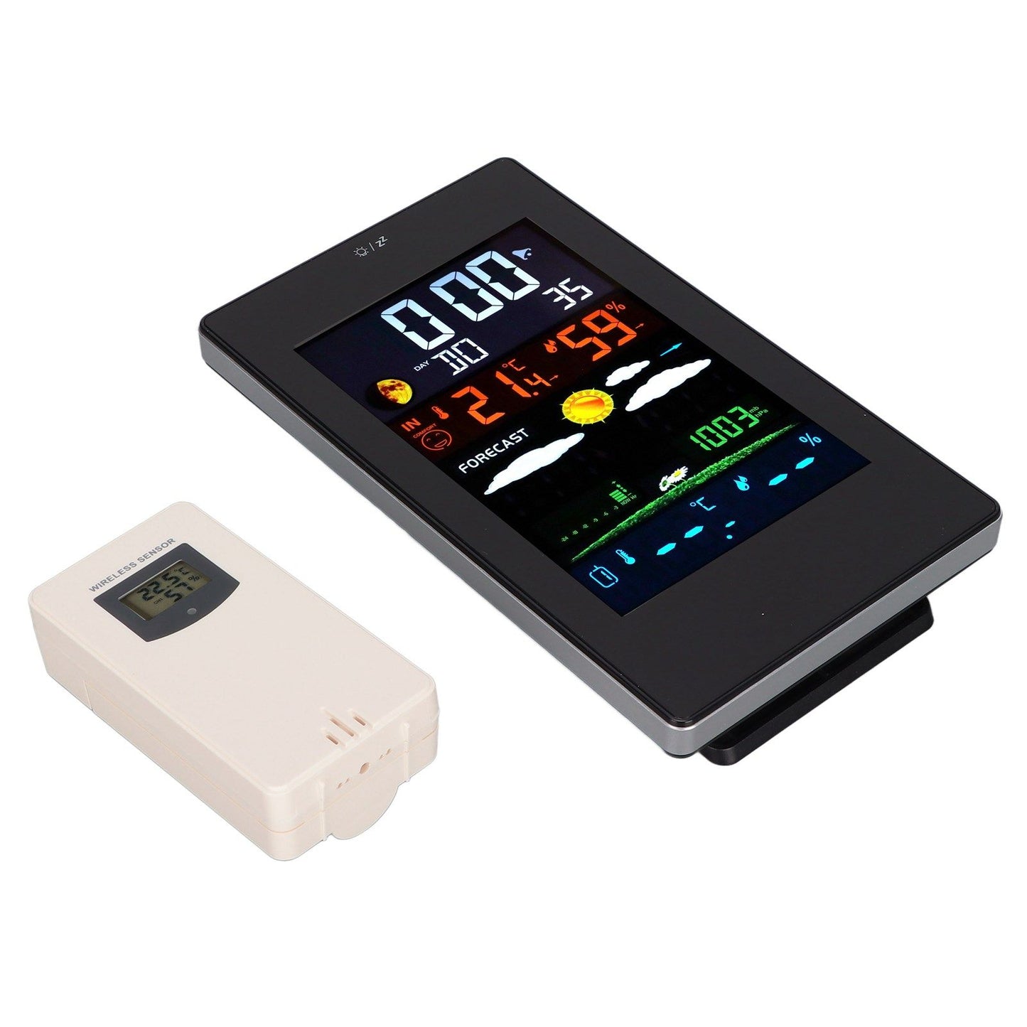 Weather Station Humidity Temperature Monitoring USB Powered Weather Forecast Clock Function Home Weather V1294-YM0523-3113220013611