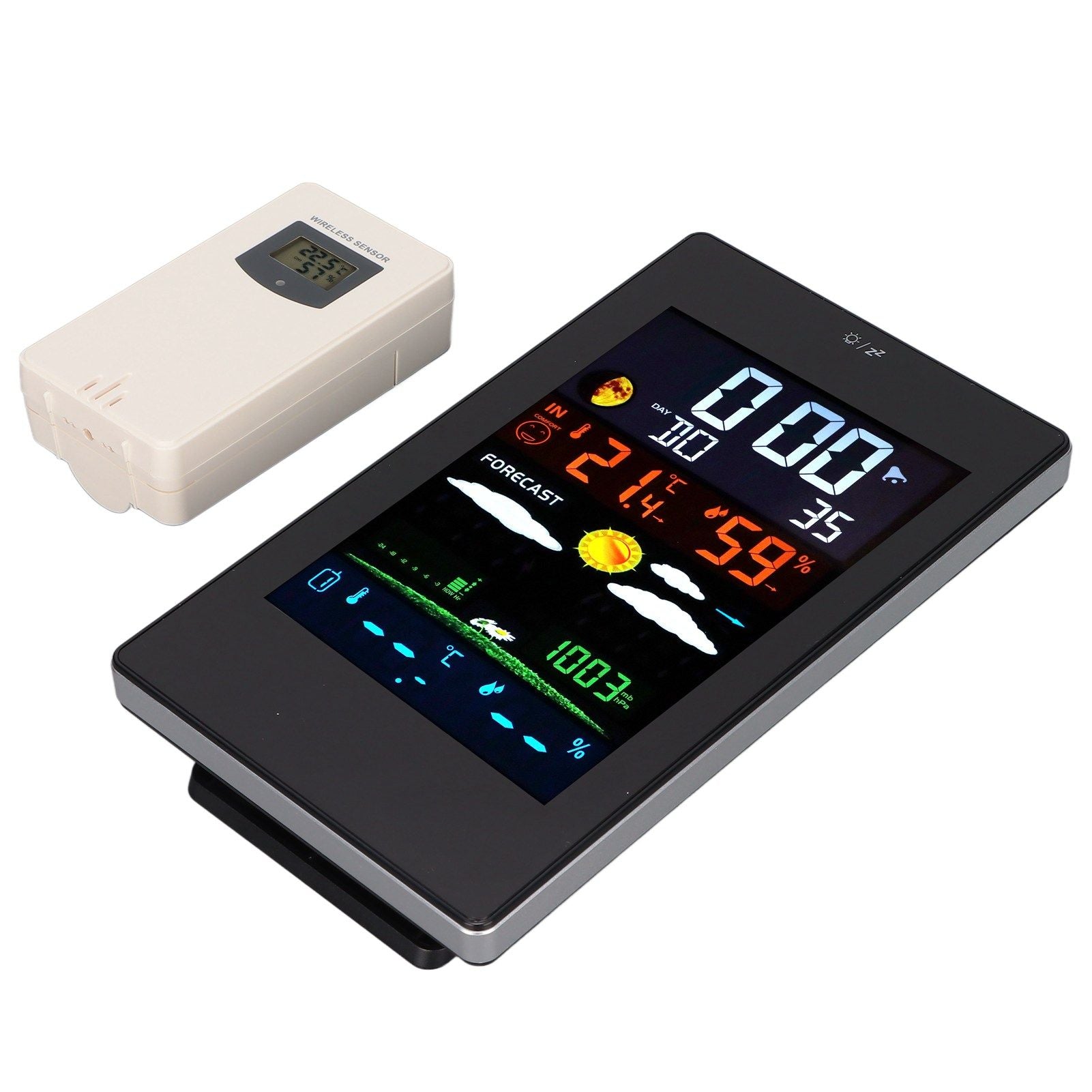 Weather Station Humidity Temperature Monitoring USB Powered Weather Forecast Clock Function Home Weather V1294-YM0523-3113220013611