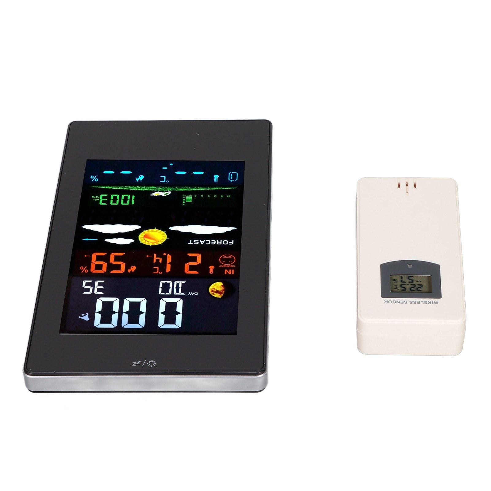 Weather Station Humidity Temperature Monitoring USB Powered Weather Forecast Clock Function Home Weather V1294-YM0523-3113220013611
