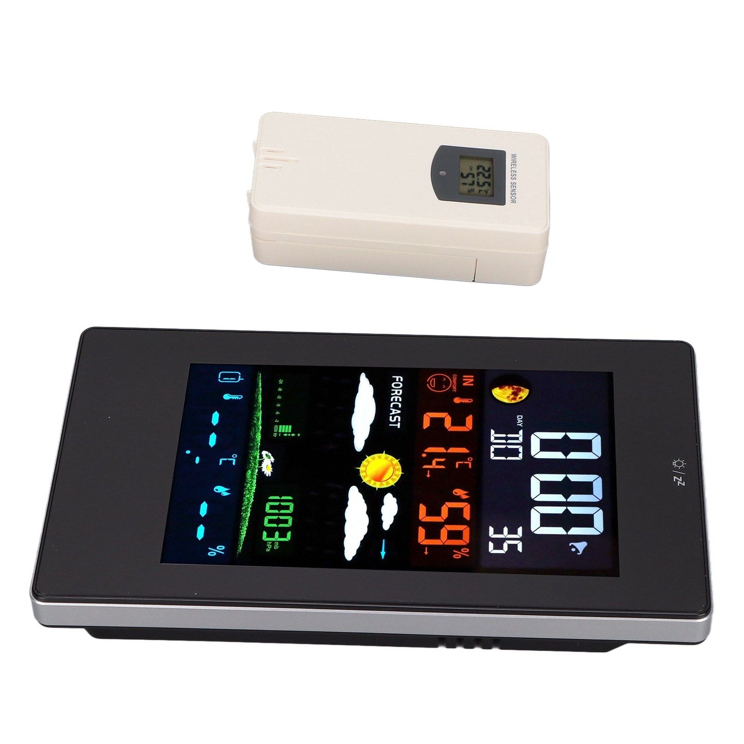 Weather Station Humidity Temperature Monitoring USB Powered Weather Forecast Clock Function Home Weather V1294-YM0523-3113220013611