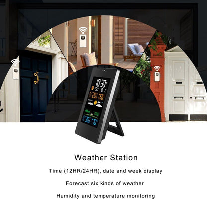 Weather Station Humidity Temperature Monitoring USB Powered Weather Forecast Clock Function Home Weather V1294-YM0523-3113220013611
