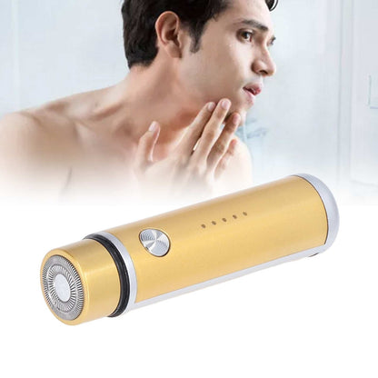 013 Electric Mini Shaver Portable Low Noise Power Display USB Mini Electric Shaver for MenGold V1294-YM0523-3113220014112
