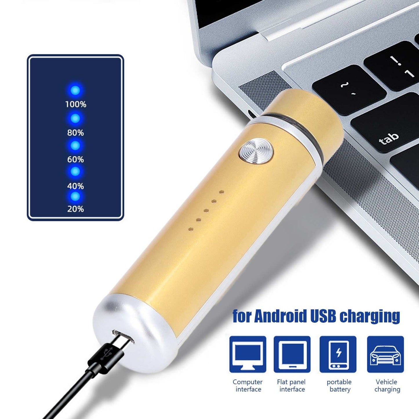 013 Electric Mini Shaver Portable Low Noise Power Display USB Mini Electric Shaver for MenGold V1294-YM0523-3113220014112