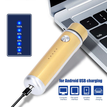 013 Electric Mini Shaver Portable Low Noise Power Display USB Mini Electric Shaver for MenGold V1294-YM0523-3113220014112