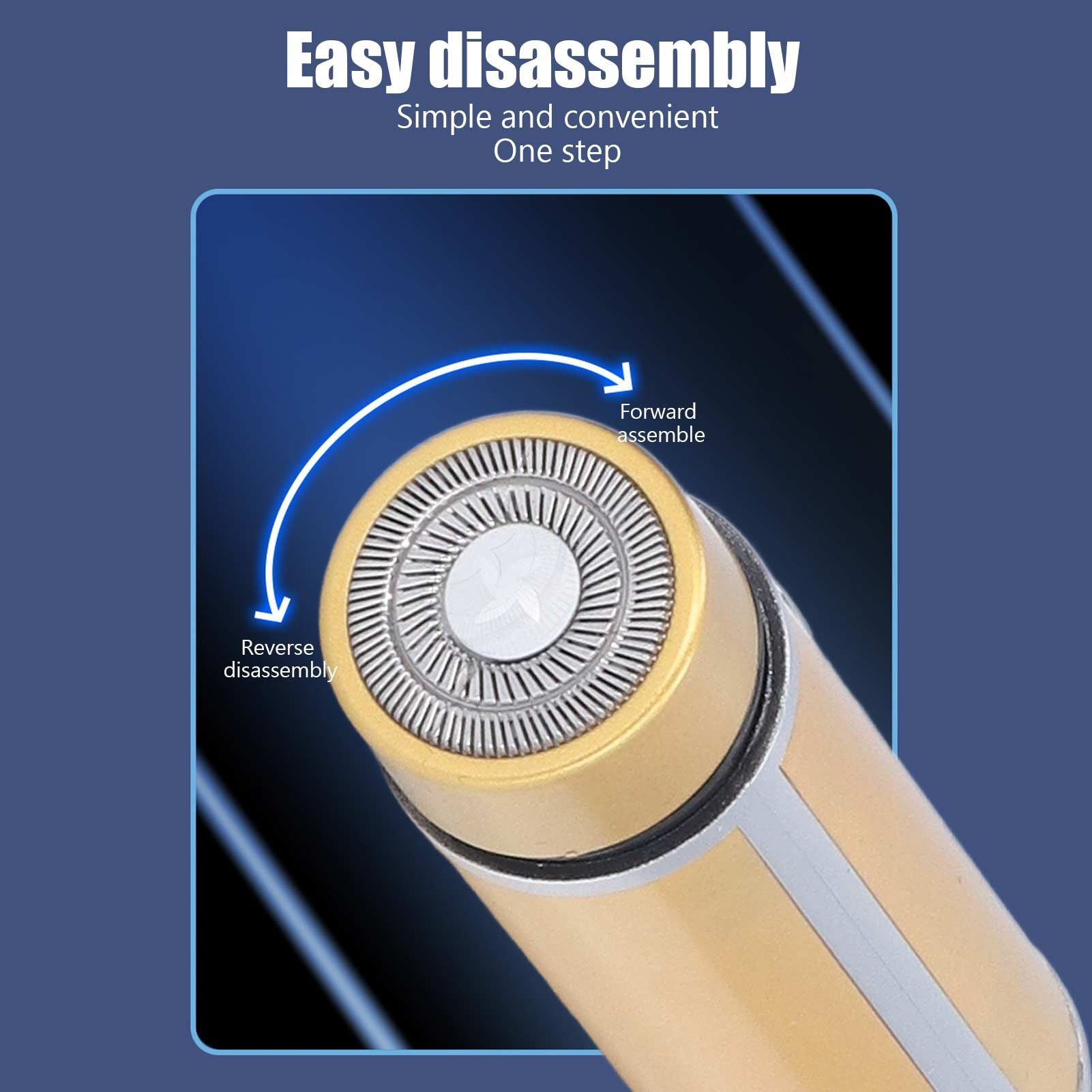 013 Electric Mini Shaver Portable Low Noise Power Display USB Mini Electric Shaver for MenGold V1294-YM0523-3113220014112