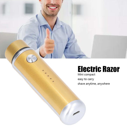 013 Electric Mini Shaver Portable Low Noise Power Display USB Mini Electric Shaver for MenGold V1294-YM0523-3113220014112
