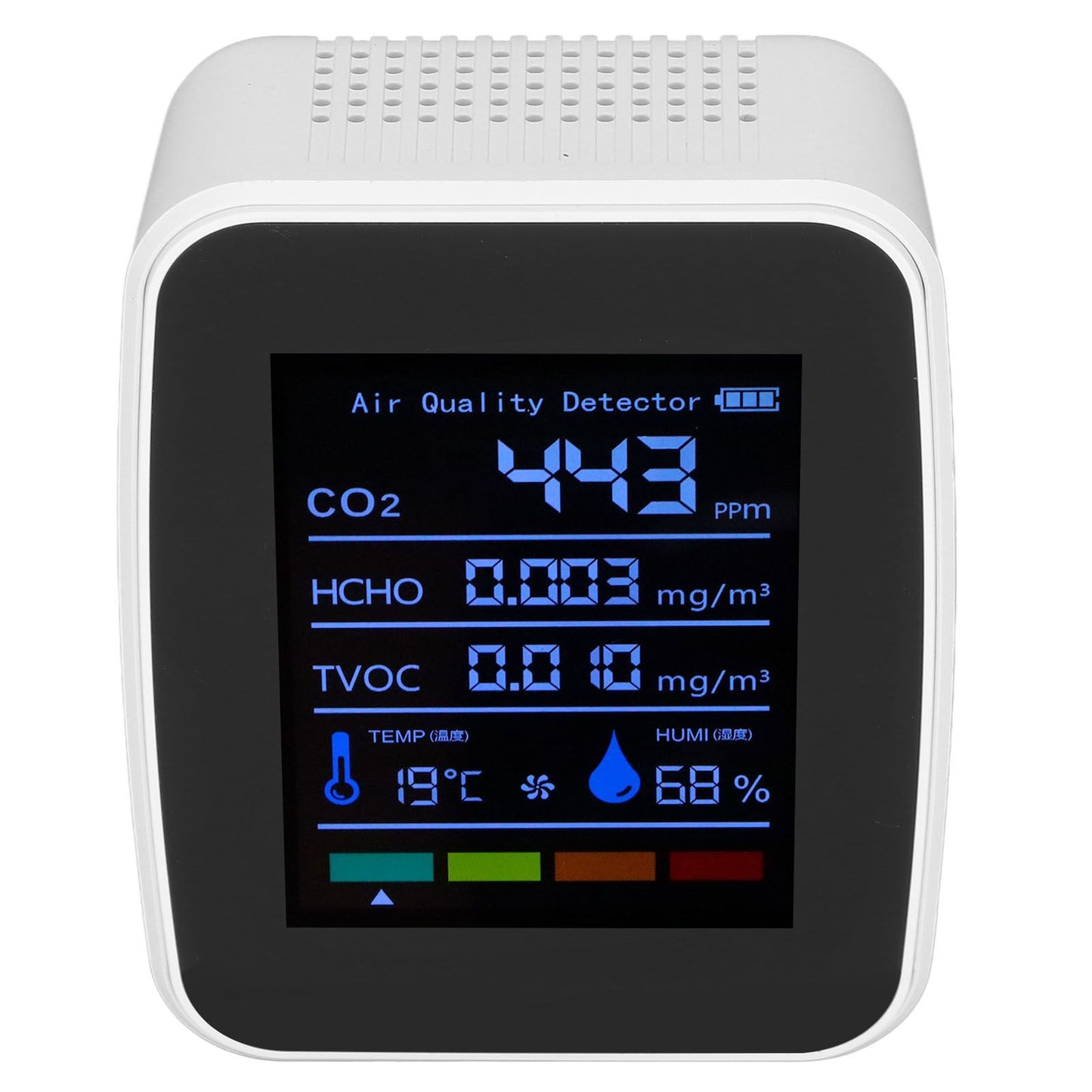 Air Quality Detector 5in1 Intelligent Anti Interference Ability Indoor Temperature Humidity Air Quality V1294-YM0523-3113220014412
