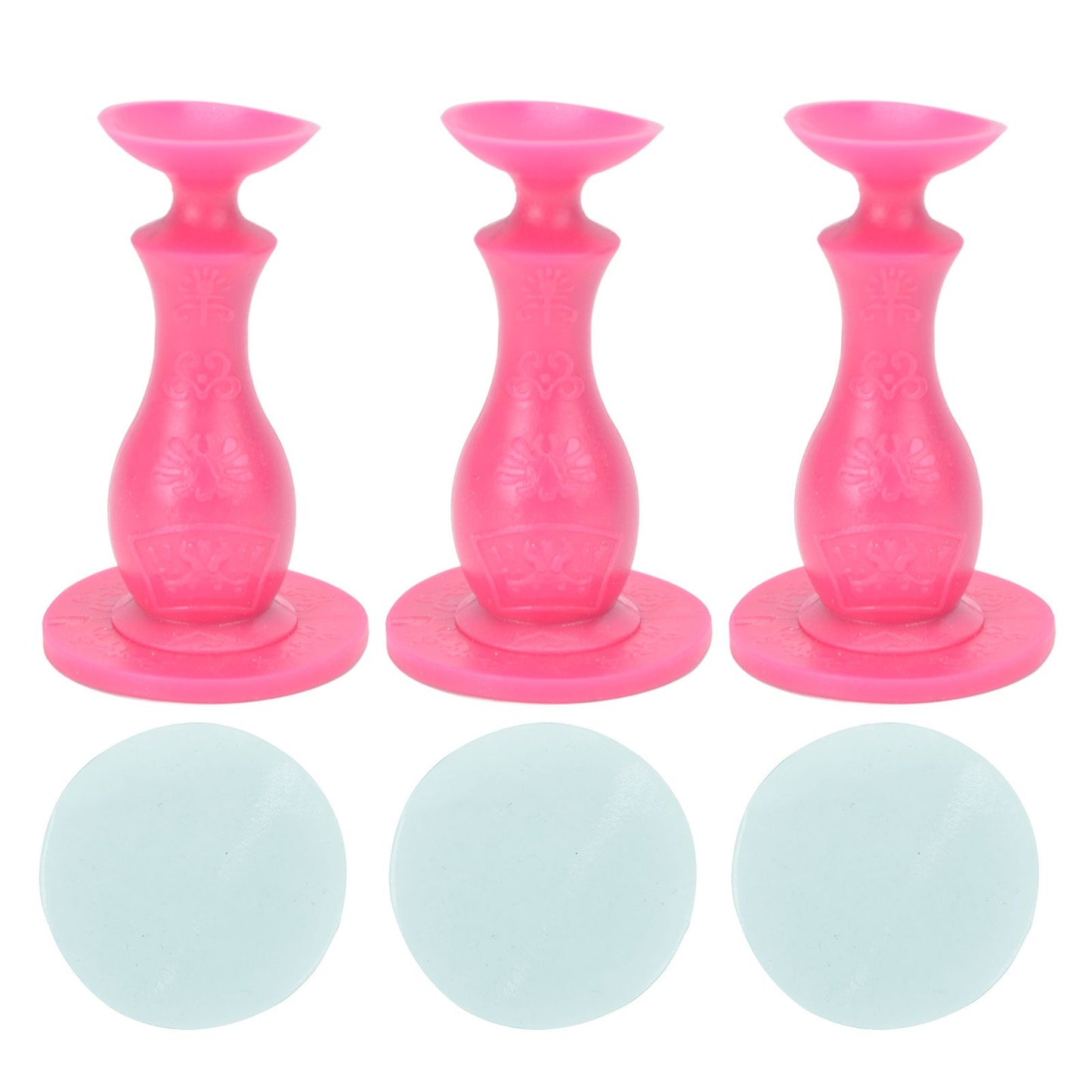 3Pcs Washer Door Stopper Front Load Washing Machine Door Holder Prop Rubber for Family UsePink V1294-YM0523-3113220014914