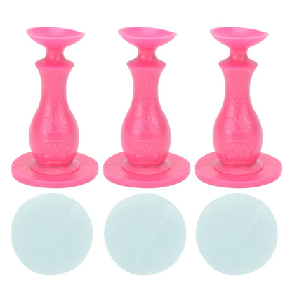 3Pcs Washer Door Stopper Front Load Washing Machine Door Holder Prop Rubber for Family UsePink V1294-YM0523-3113220014914