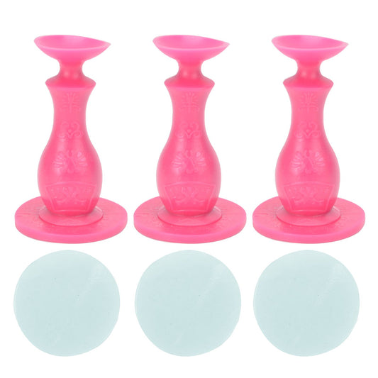 3Pcs Washer Door Stopper Front Load Washing Machine Door Holder Prop Rubber for Family UsePink V1294-YM0523-3113220014914