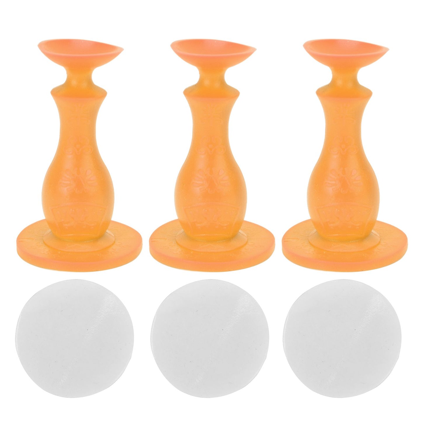3Pcs Washer Door Stopper Front Load Washing Machine Door Holder Prop Rubber for Family UseOrange V1294-YM0523-3113220014915
