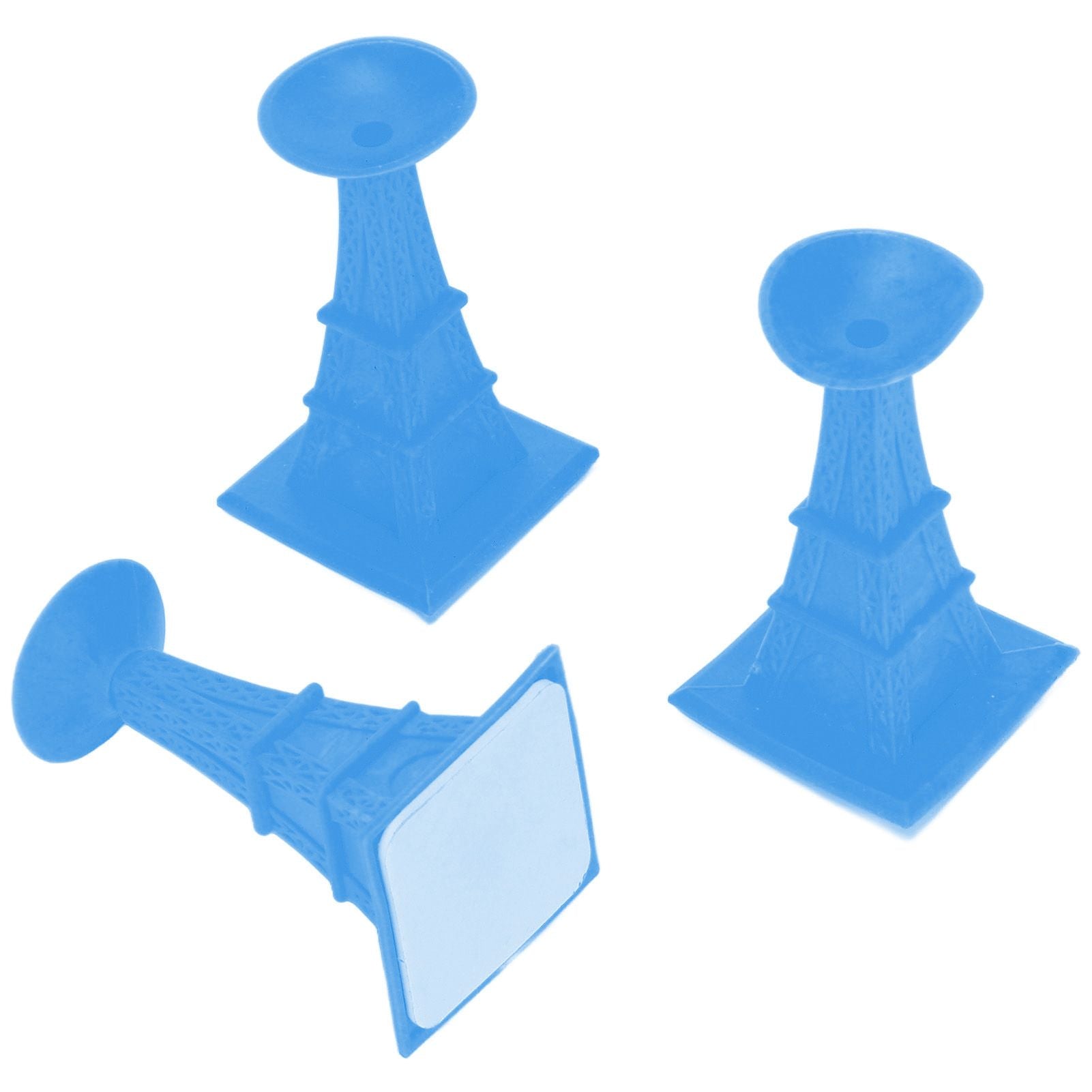 3Pcs Washer Door Prop Tower Type Soft Durable Suction Cup Design Front Load Washing Machine Door PropBlue V1294-YM0523-3113220015012
