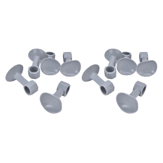 10Pcs Round Rubber Washer Door Stopper Washing Machine Door Holder Prop Holder for Front Load TypeGray V1294-YM0523-3113220015313