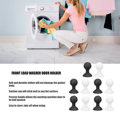 10PCS Washer Door Prop Stopper Rubber Washing Machine Door Holder Universal for Front Load Washer V1294-YM0523-3113220015411