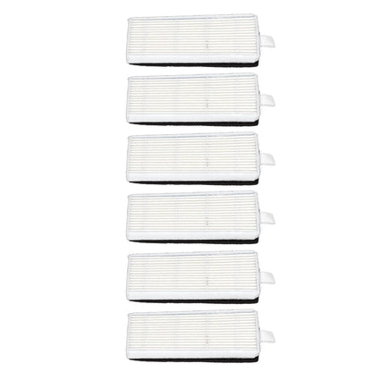 6pcs/set Sweeper Filter Replacement Parts for Lydsto R1 Filter Element Filter Screen Kit V1294-YM0523-3113220015811