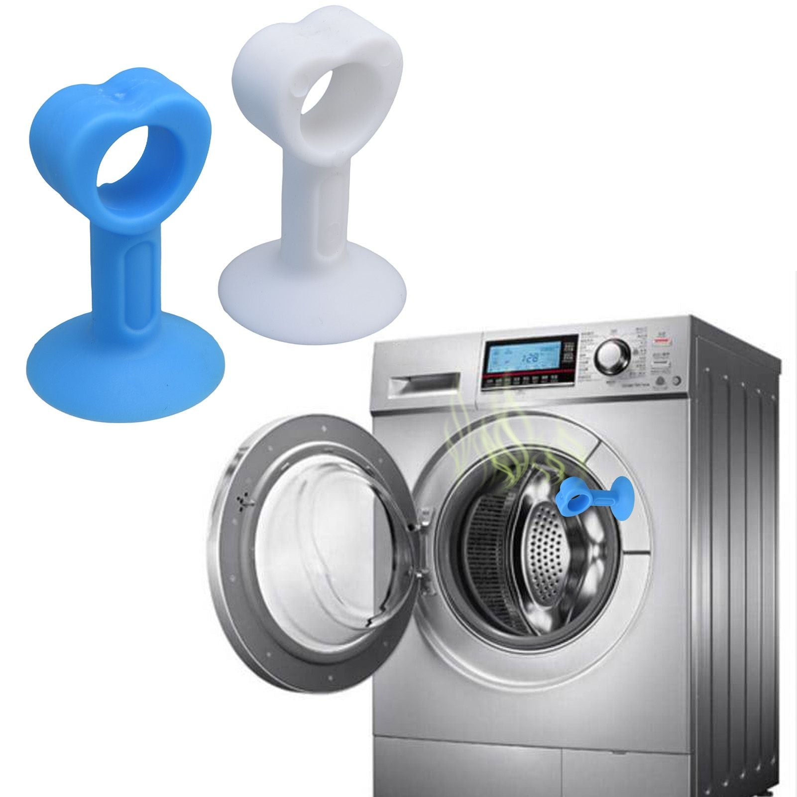 10Pcs Washer Door Prop Soft Durable Rubber Suction Cup Design Keey Dryness Air Circulation Washing Machine V1294-YM0523-3113220016211
