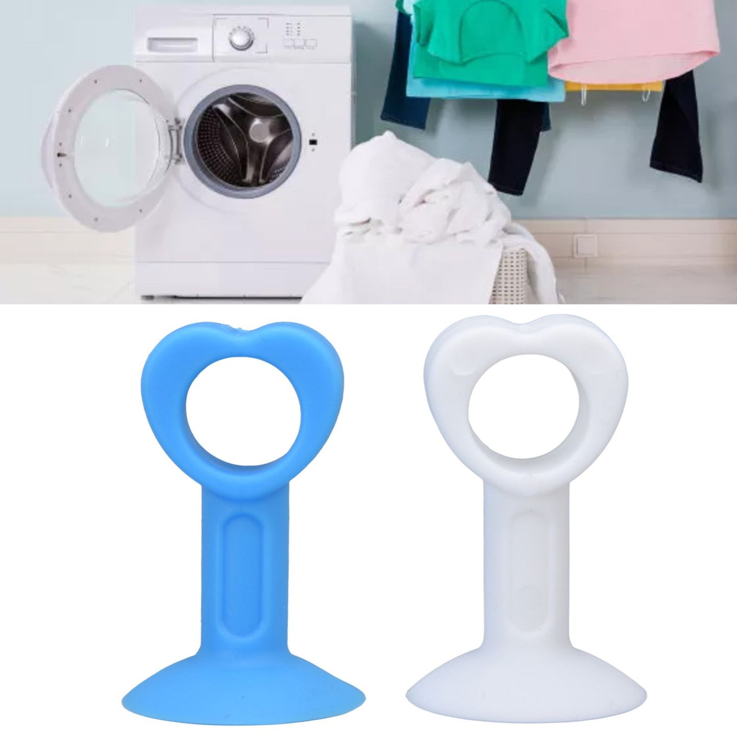 10Pcs Washer Door Prop Soft Durable Rubber Suction Cup Design Keey Dryness Air Circulation Washing Machine V1294-YM0523-3113220016211