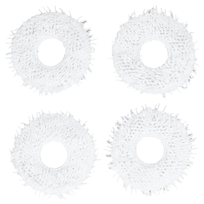 4Pcs Sweeper Replacement Mop Cloth Cleaning Mop Pad Non Woven Cloth for N9+ Sweeper Robot V1294-YM0523-3113220016311