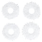4Pcs Sweeper Replacement Mop Cloth Cleaning Mop Pad Non Woven Cloth for N9+ Sweeper Robot V1294-YM0523-3113220016311
