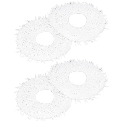 4Pcs Sweeper Replacement Mop Cloth Cleaning Mop Pad Non Woven Cloth for N9+ Sweeper Robot V1294-YM0523-3113220016311