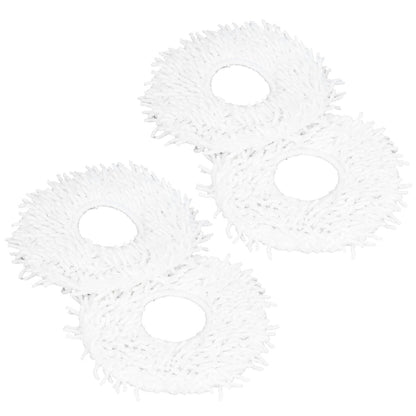 4Pcs Sweeper Replacement Mop Cloth Cleaning Mop Pad Non Woven Cloth for N9+ Sweeper Robot V1294-YM0523-3113220016311