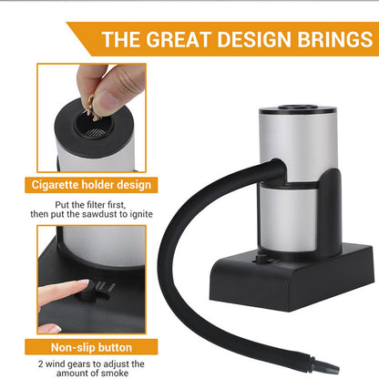 Smoke Infuser Handheld Easy Clean Smoking Device Wood Cocktail Smoker for Sous Vide Meat Salmon V1294-YM0523-3113220018911
