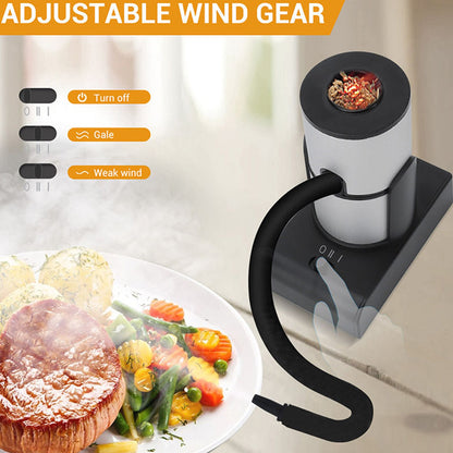 Smoke Infuser Handheld Easy Clean Smoking Device Wood Cocktail Smoker for Sous Vide Meat Salmon V1294-YM0523-3113220018911