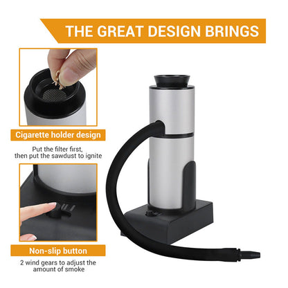 Portable Smoking Device Handheld Wood Smoke Infuser for Food Cooking Cocktail Drinks Molecular Gastronomy V1294-YM0523-3113220019211