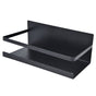 Kitchen Rack Space Saving Spice Shelf Organizer Magnetic Single Tier Iron for StorageBlack V1294-YM0523-3113220021712