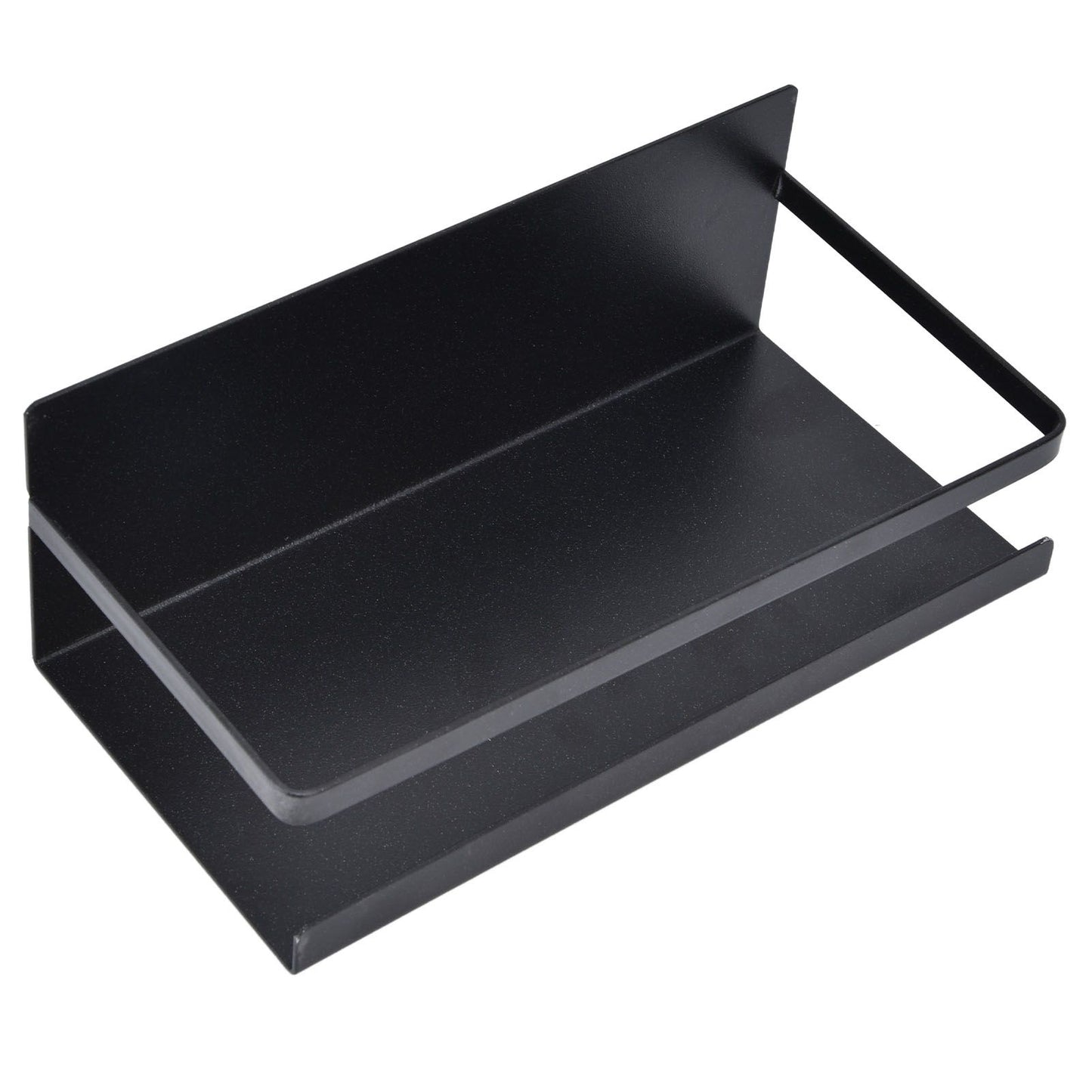 Kitchen Rack Space Saving Spice Shelf Organizer Magnetic Single Tier Iron for StorageBlack V1294-YM0523-3113220021712