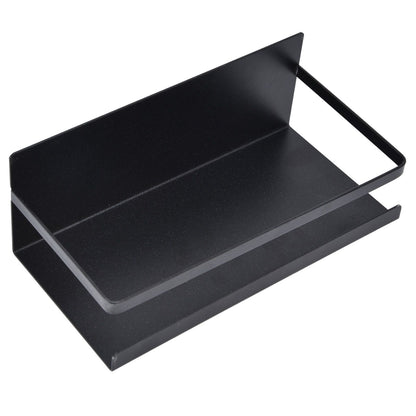 Kitchen Rack Space Saving Spice Shelf Organizer Magnetic Single Tier Iron for StorageBlack V1294-YM0523-3113220021712
